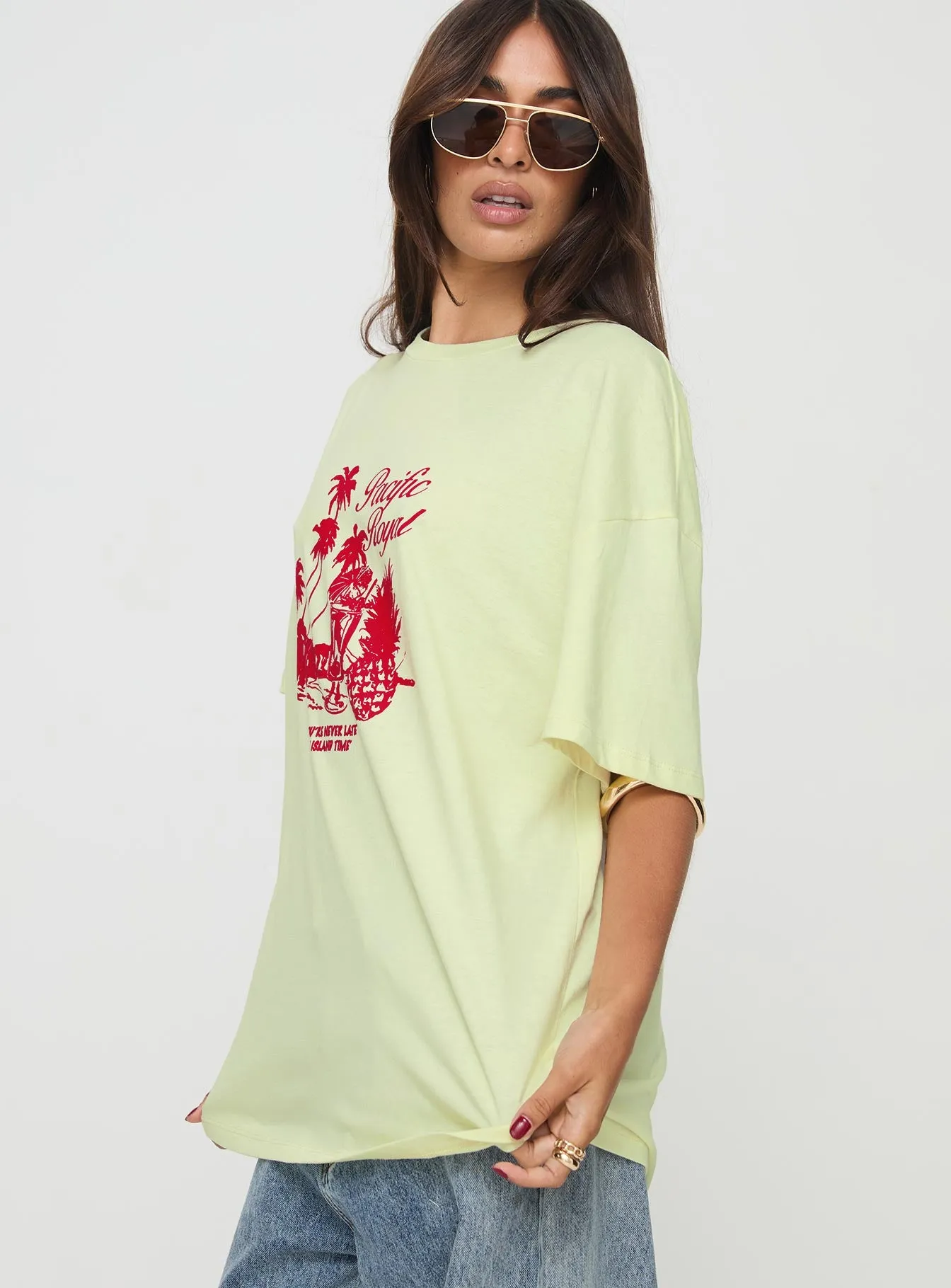 Pacific Tee Yellow sold by Princess Polly product image thumbnail 4