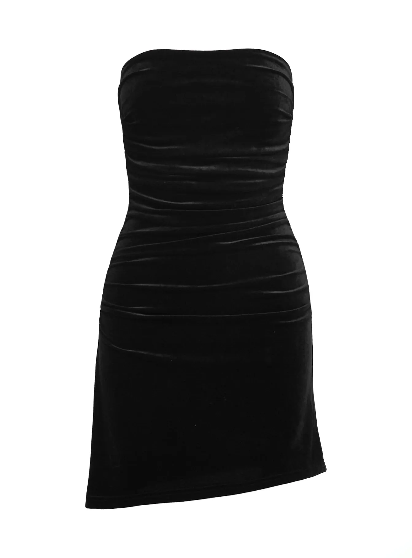 Deluxa Strapless Mini Dress Black sold by Princess Polly product image thumbnail 5