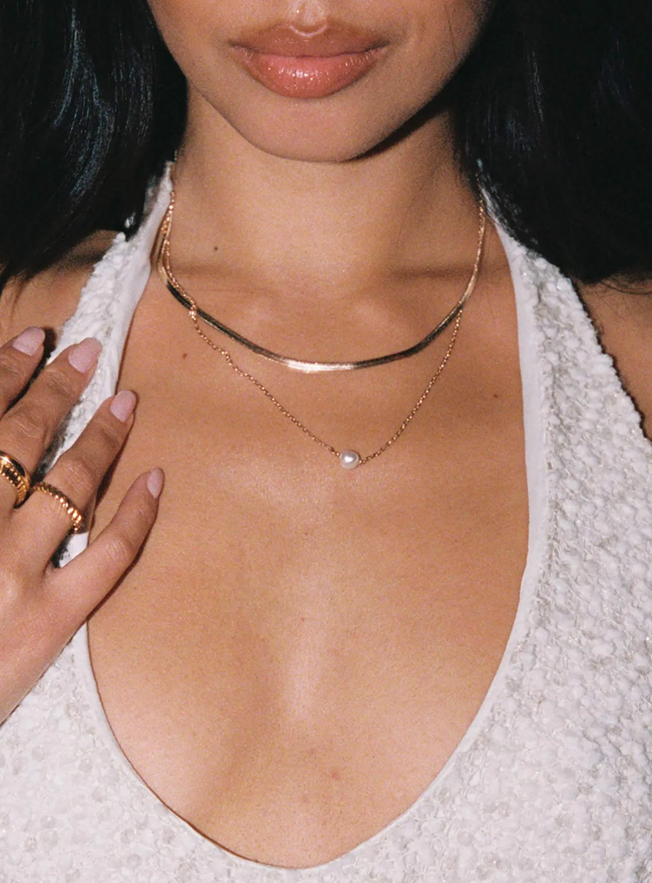 Capriana Necklace Gold sold by Princess Polly