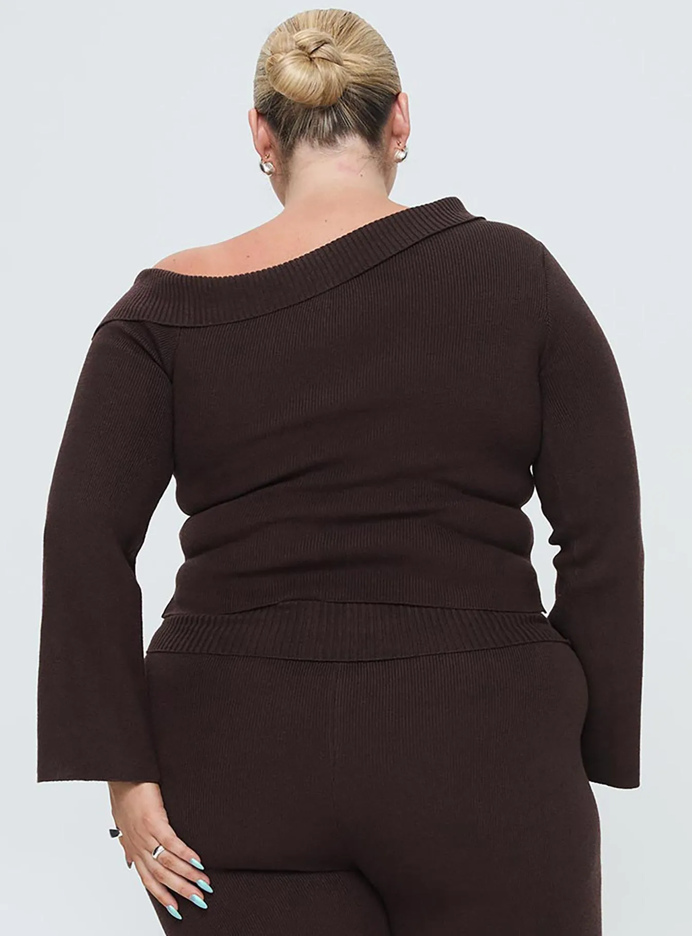 Sina Off The Shoulder Top Chocolate Curve sold by Princess Polly product image thumbnail 5
