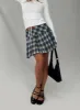Winn-dixie Pleated Mini Skirt Check sold by Princess Polly