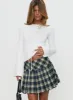Winn-dixie Pleated Mini Skirt Check sold by Princess Polly
