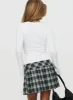 Winn-dixie Pleated Mini Skirt Check sold by Princess Polly