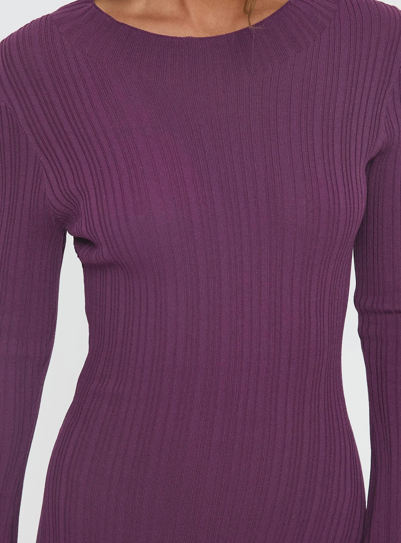 Tesley Long Sleeve Maxi Dress Burgundy sold by Princess Polly product image thumbnail 5