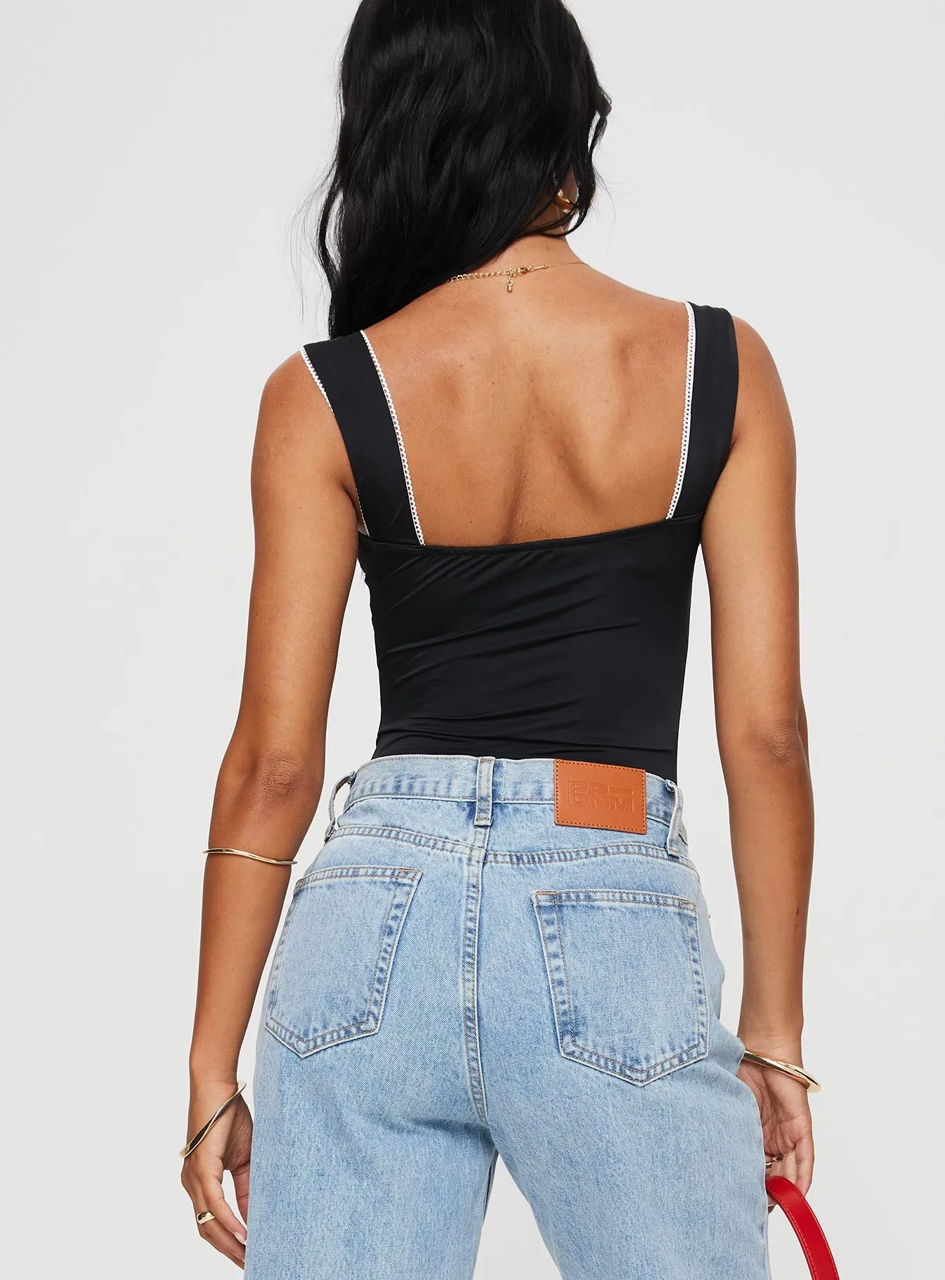 Keating Bodysuit Black Tall sold by Princess Polly product image thumbnail 4