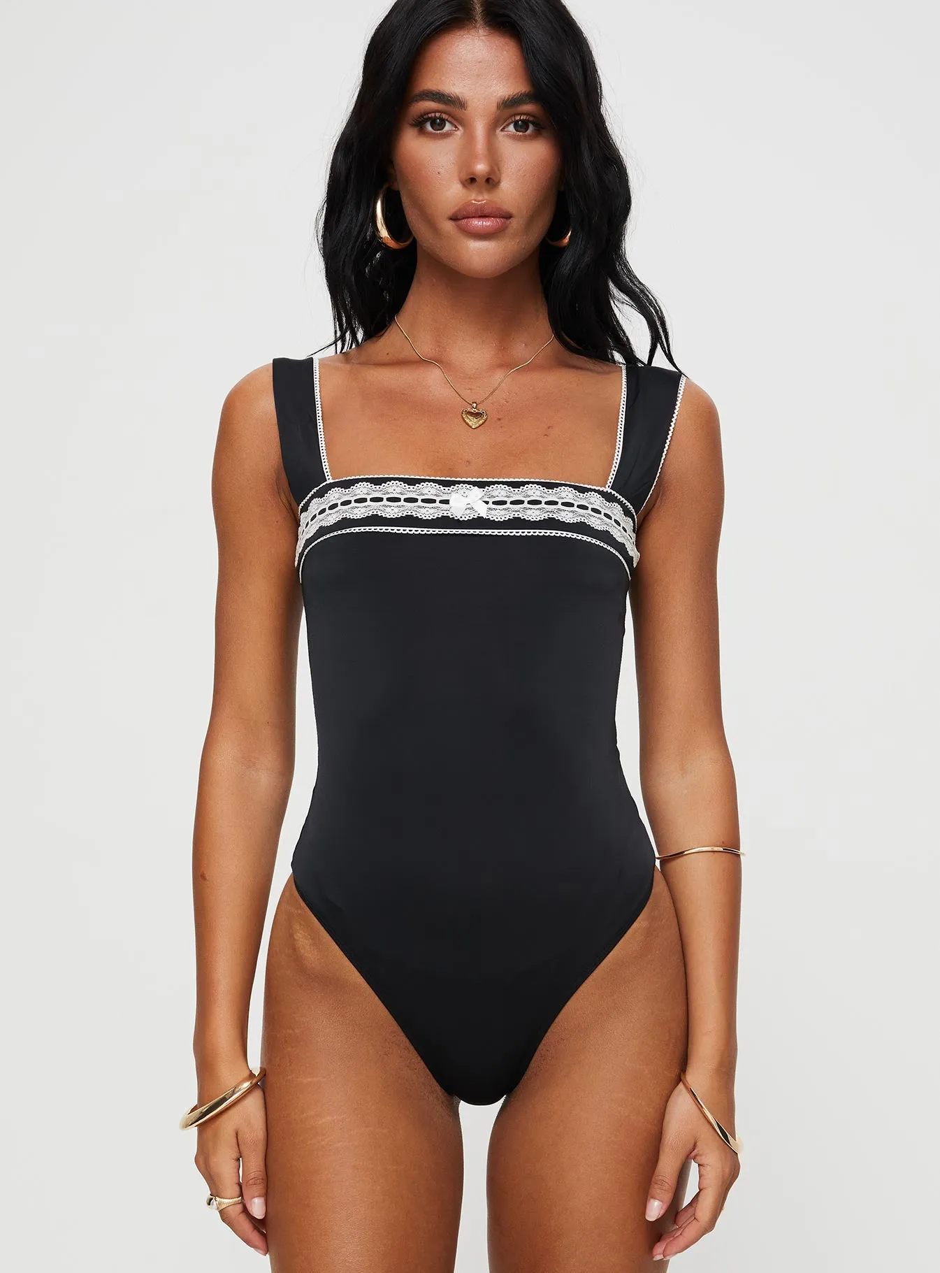 Keating Bodysuit Black Tall sold by Princess Polly product image thumbnail 5