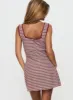 Dasha Mini Dress Red Check sold by Princess Polly