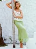 Dreamcatcher Lace Maxi Skirt Green sold by Princess Polly