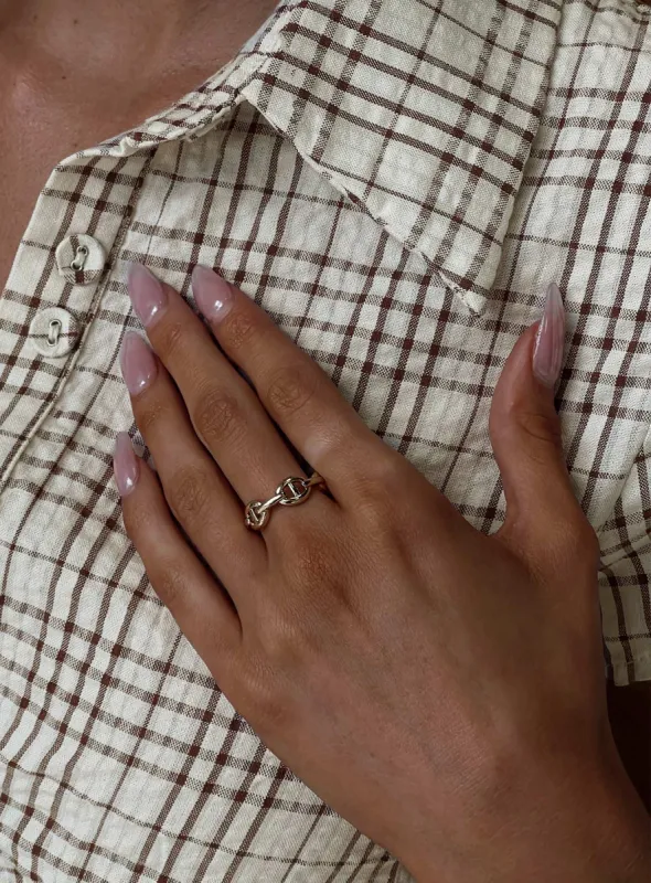 Hold Your Hand Ring Gold sold by Princess Polly