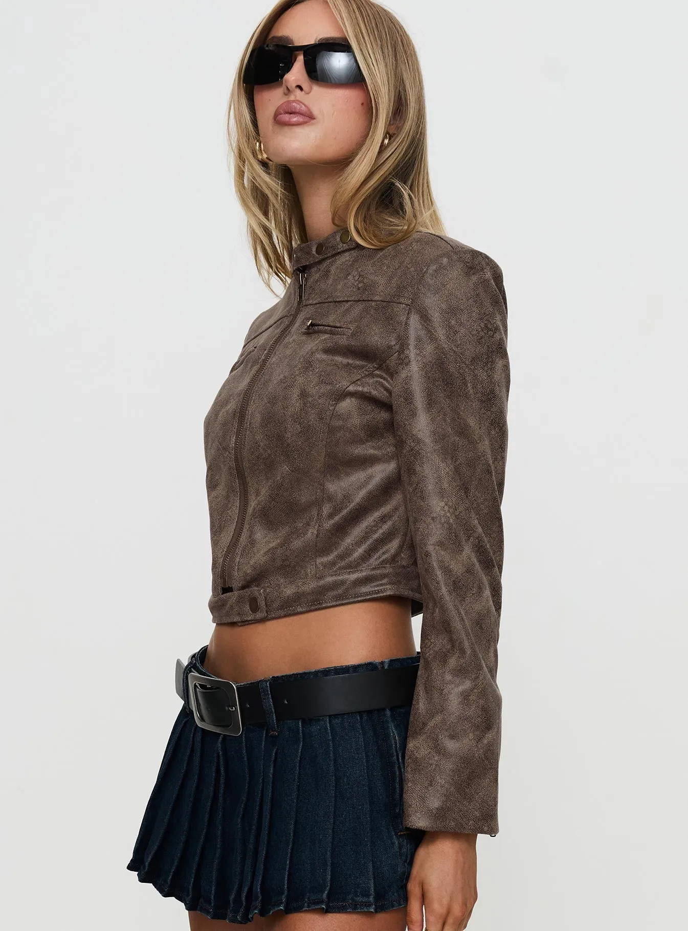 Anfield Jacket Brown sold by Princess Polly product image thumbnail 4