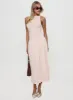 Reveur Ruched Maxi Dress Pink sold by Princess Polly