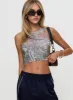 Couldn't Care Less Graphic Top Leafy Camo sold by Princess Polly