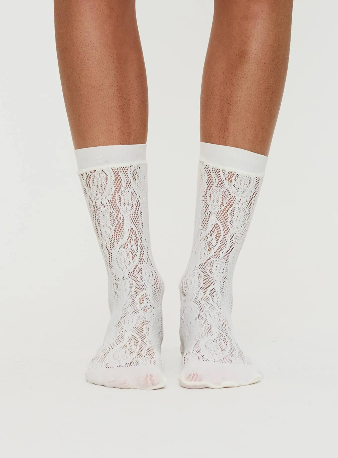 Affogato Lace Socks White sold by Princess Polly product image thumbnail 2