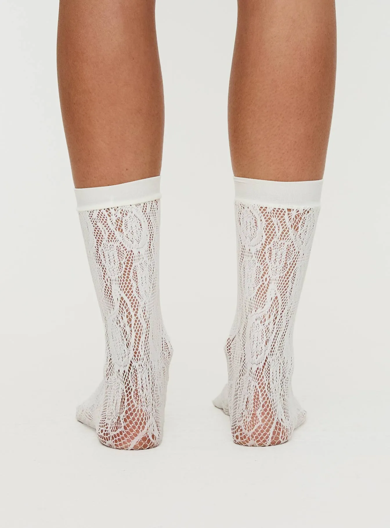 Affogato Lace Socks White sold by Princess Polly product image thumbnail 4