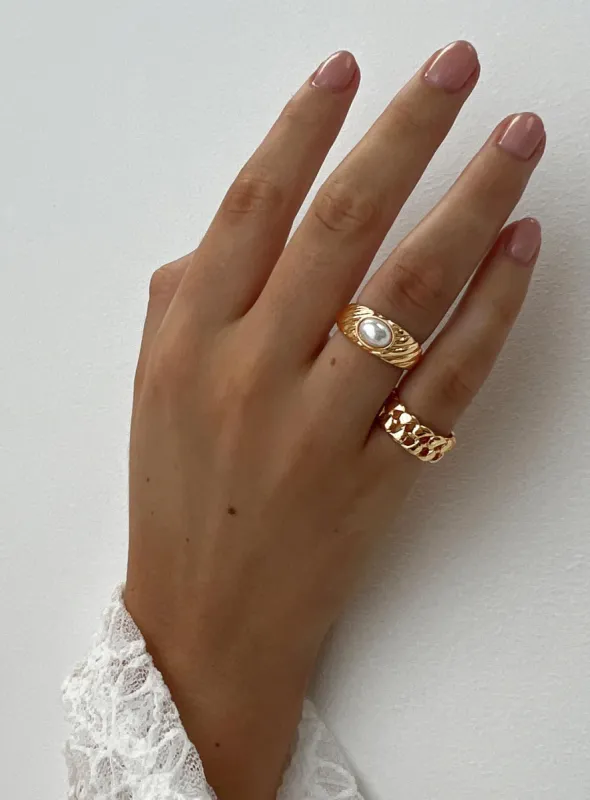 Palmera Ring Pack Gold sold by Princess Polly