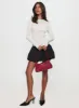 Murphey Ruched Long Sleeve Top Cream sold by Princess Polly