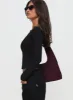 Scarva Off Shoulder Lace Trim Long Sleeve Top Black sold by Princess Polly