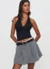 Simulations Pleated Mini Skirt Grey sold by Princess Polly