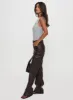Nolene Low Rise Pants Chocolate sold by Princess Polly