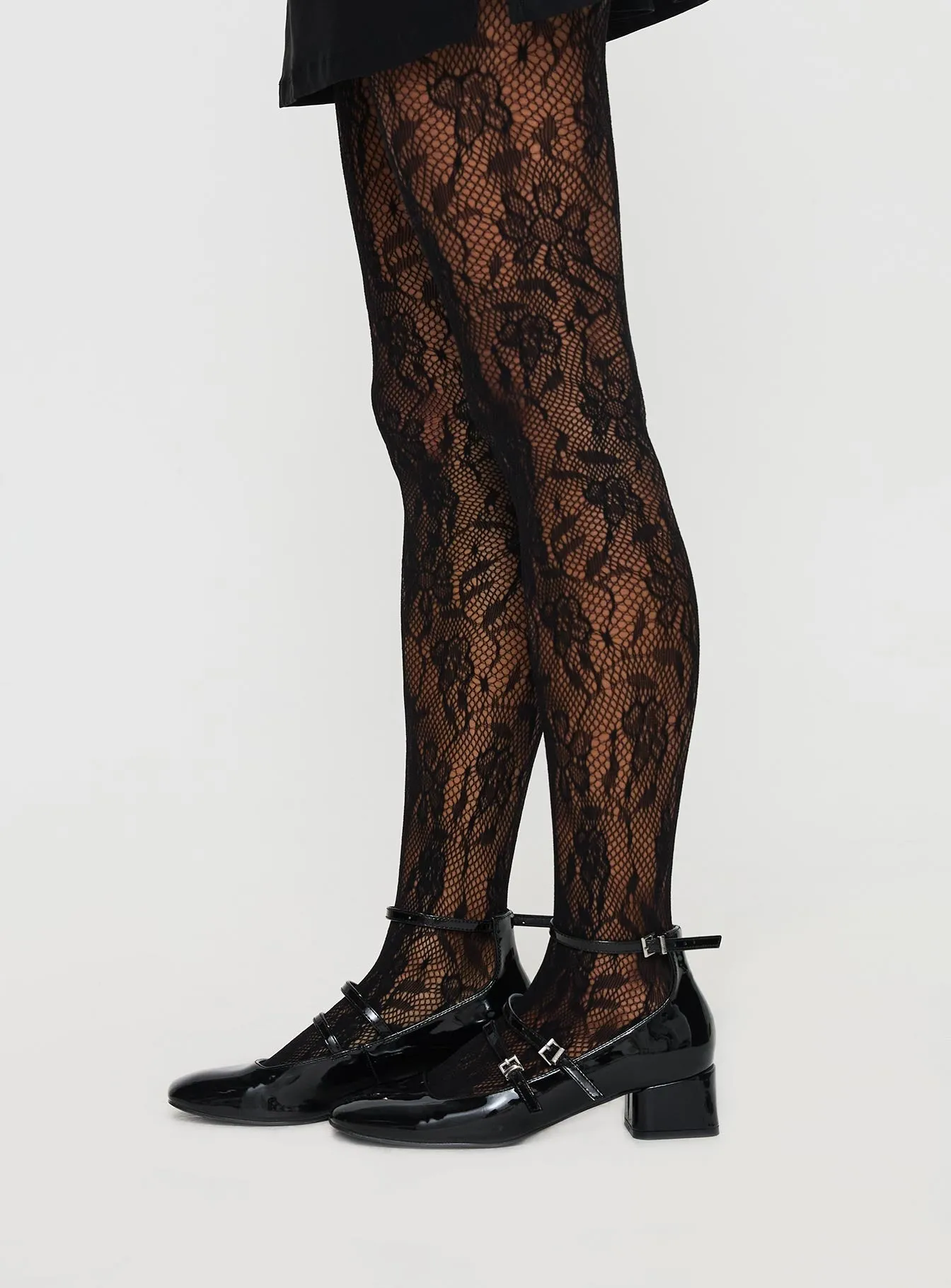 Fior Lace Stockings Black sold by Princess Polly product image thumbnail 3