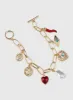 So Spicy Charm Bracelet Gold sold by Princess Polly