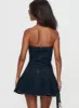 In Bloom Mini Dress Indigo sold by Princess Polly