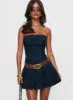 In Bloom Mini Dress Indigo sold by Princess Polly