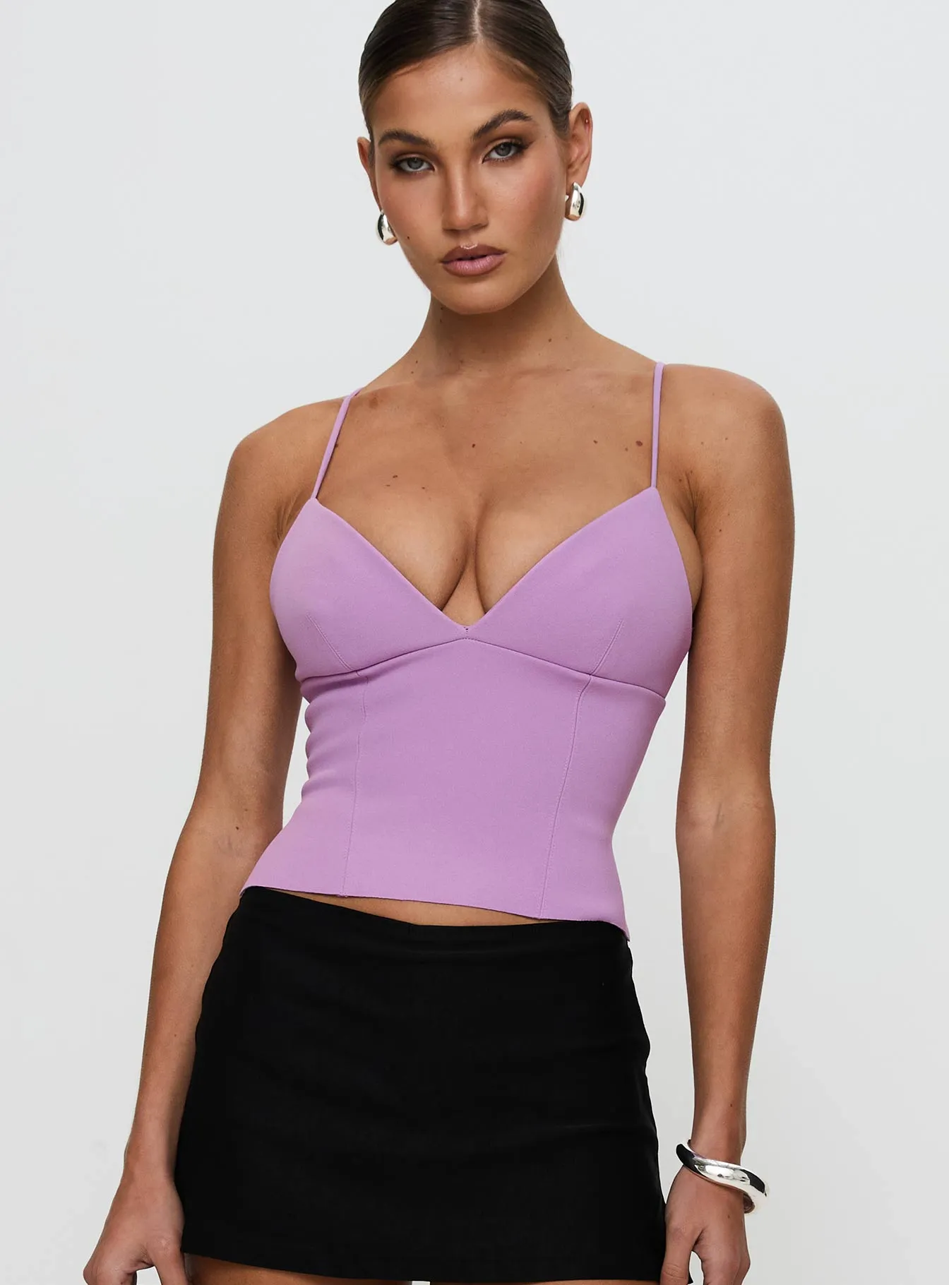 Sculpture Top Lilac sold by Princess Polly product image thumbnail 2