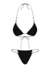 Saltwater Bead Detail Bikini Top Black sold by Princess Polly