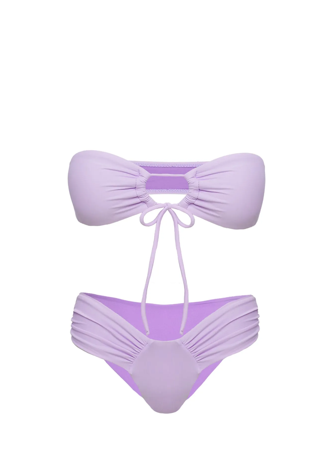 Tropical Vibes Bandeau Bikini Top Purple sold by Princess Polly product image thumbnail 5