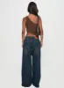 Hocus Pocus Low Rise Wide Leg Jean Dark Wash sold by Princess Polly