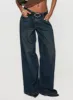 Hocus Pocus Low Rise Wide Leg Jean Dark Wash sold by Princess Polly