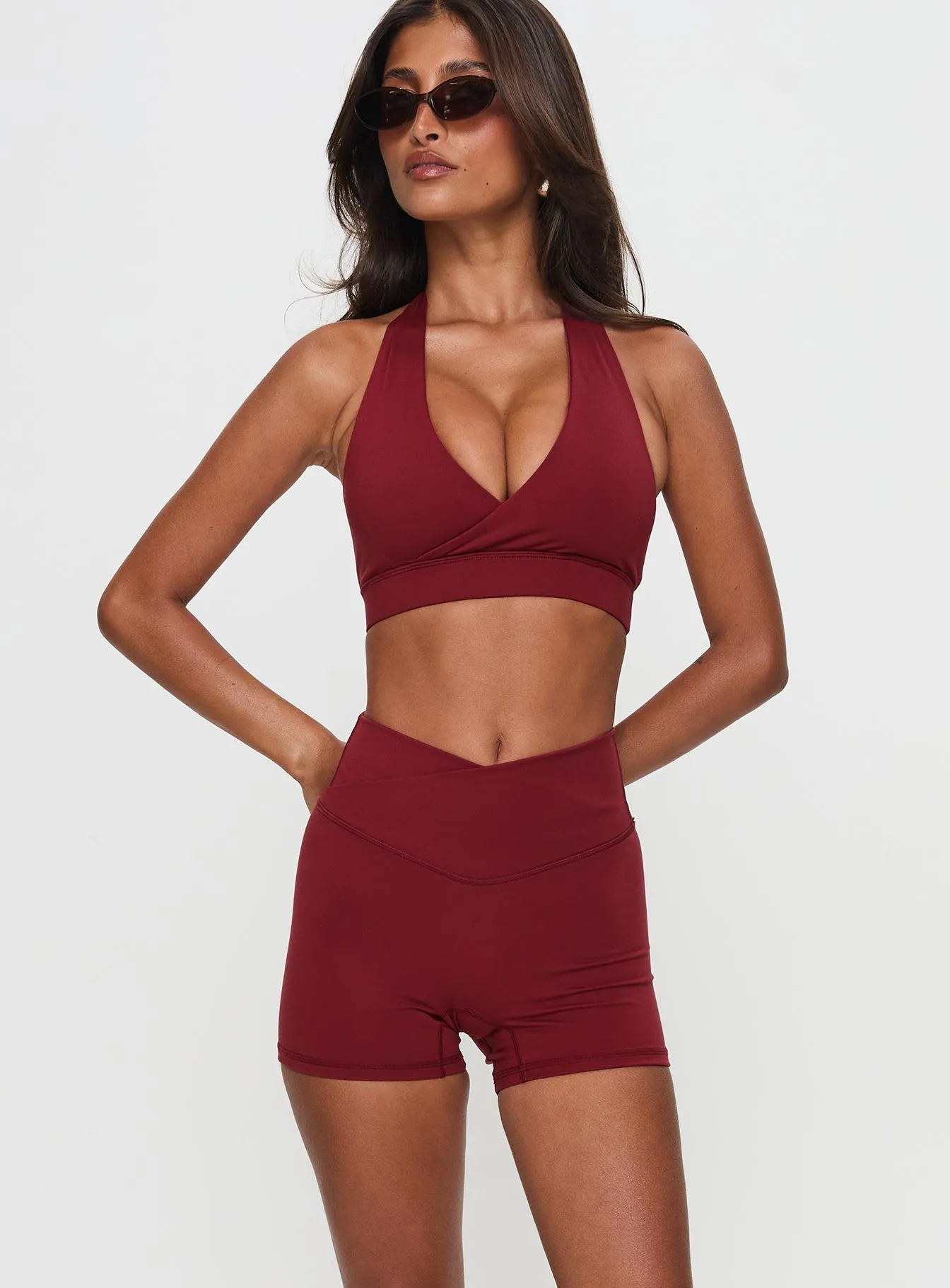 First Serve Active Short Red sold by Princess Polly product image thumbnail 2