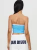 USD All Star Tube Top Blue sold by Princess Polly