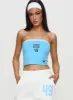USD All Star Tube Top Blue sold by Princess Polly