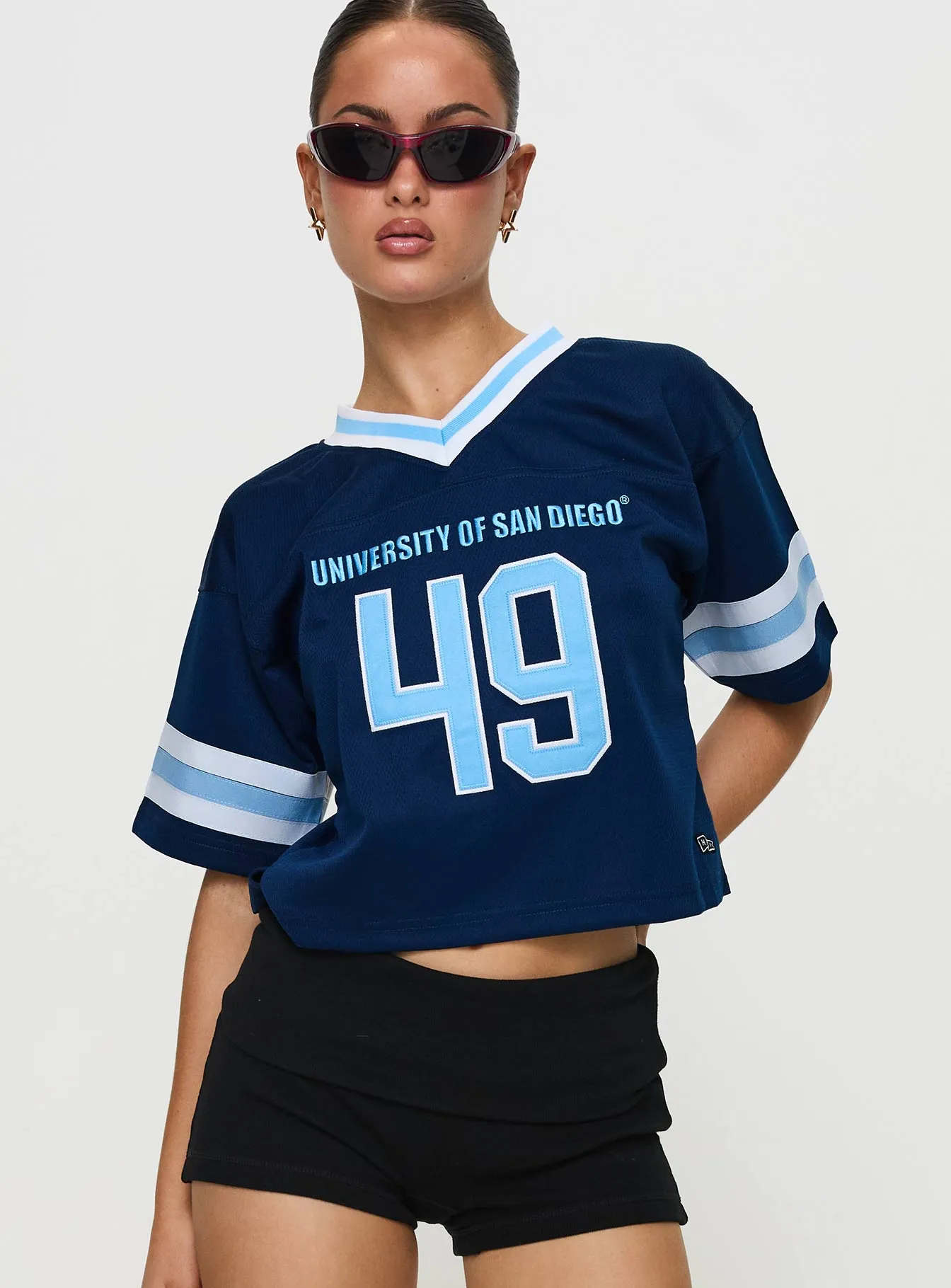 USD Football Jersey Navy sold by Princess Polly product image thumbnail 2