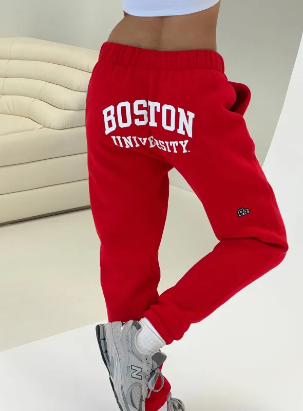 BU Sweatpants Red sold by Princess Polly