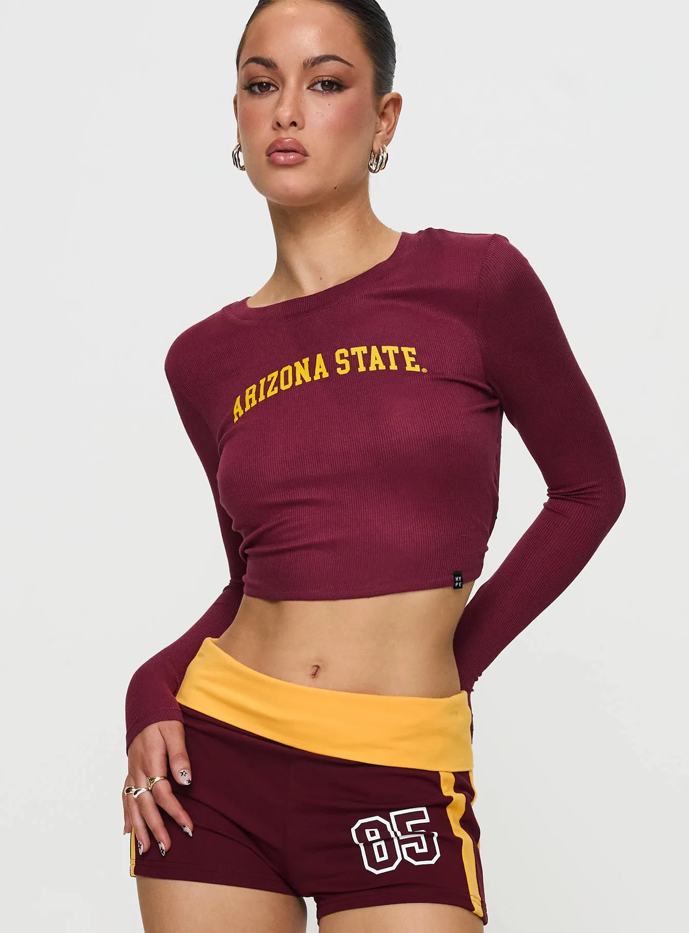 ASU Bring It Back Top Maroon sold by Princess Polly product image thumbnail 2