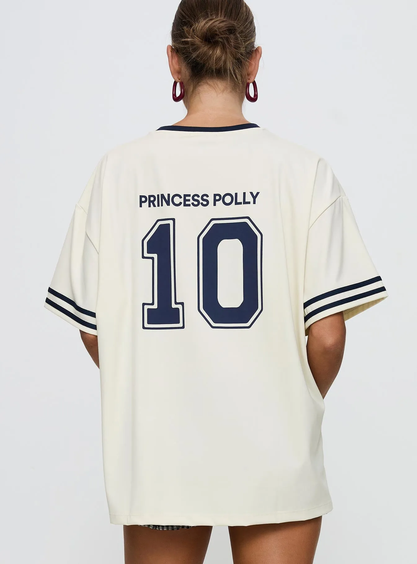 Cornwall Football Jersey Cream sold by Princess Polly product image thumbnail 5