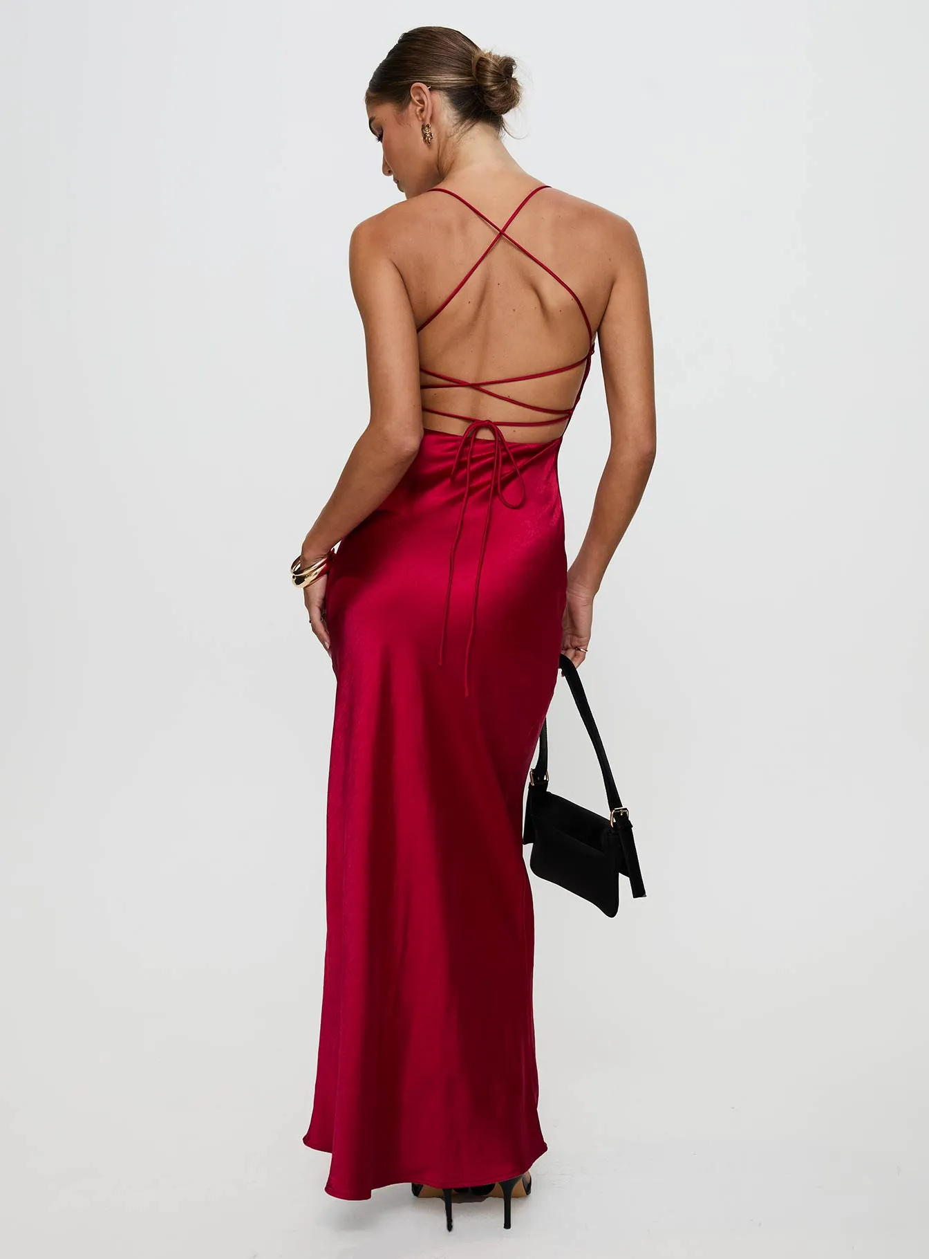 Kristelle Maxi Dress Red sold by Princess Polly product image thumbnail 5