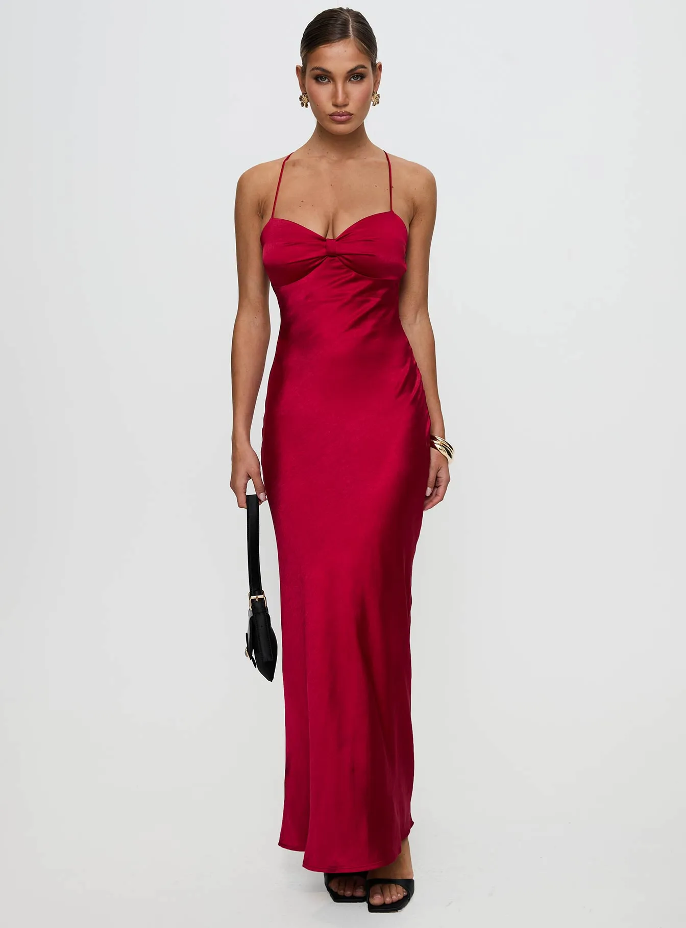 Kristelle Maxi Dress Red sold by Princess Polly product image thumbnail 2