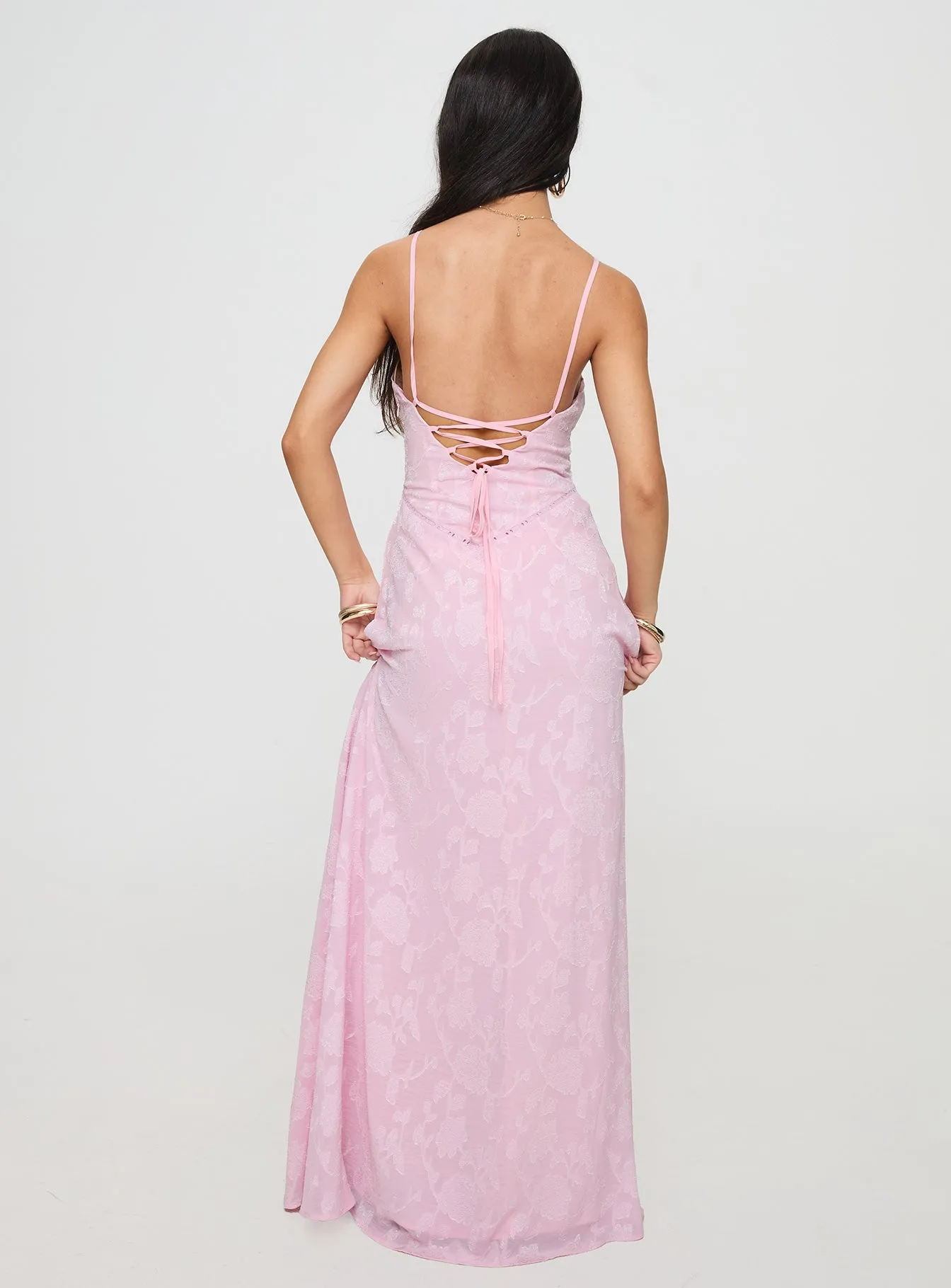 South Of France Maxi Dress Pink sold by Princess Polly product image thumbnail 5