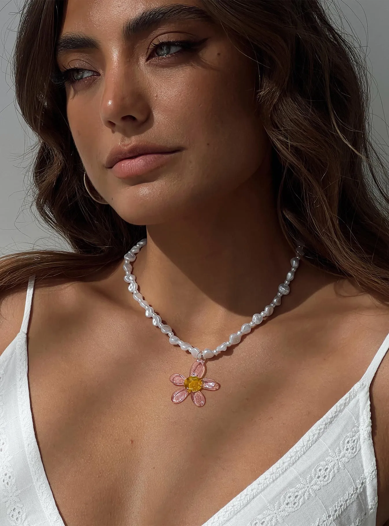 Stilgar Necklace Gold / Purple sold by Princess Polly