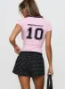 Track Record Graphic Top Pink sold by Princess Polly