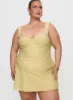 Mcbeath Mini Dress Yellow Curve sold by Princess Polly