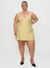 Mcbeath Mini Dress Yellow Curve sold by Princess Polly