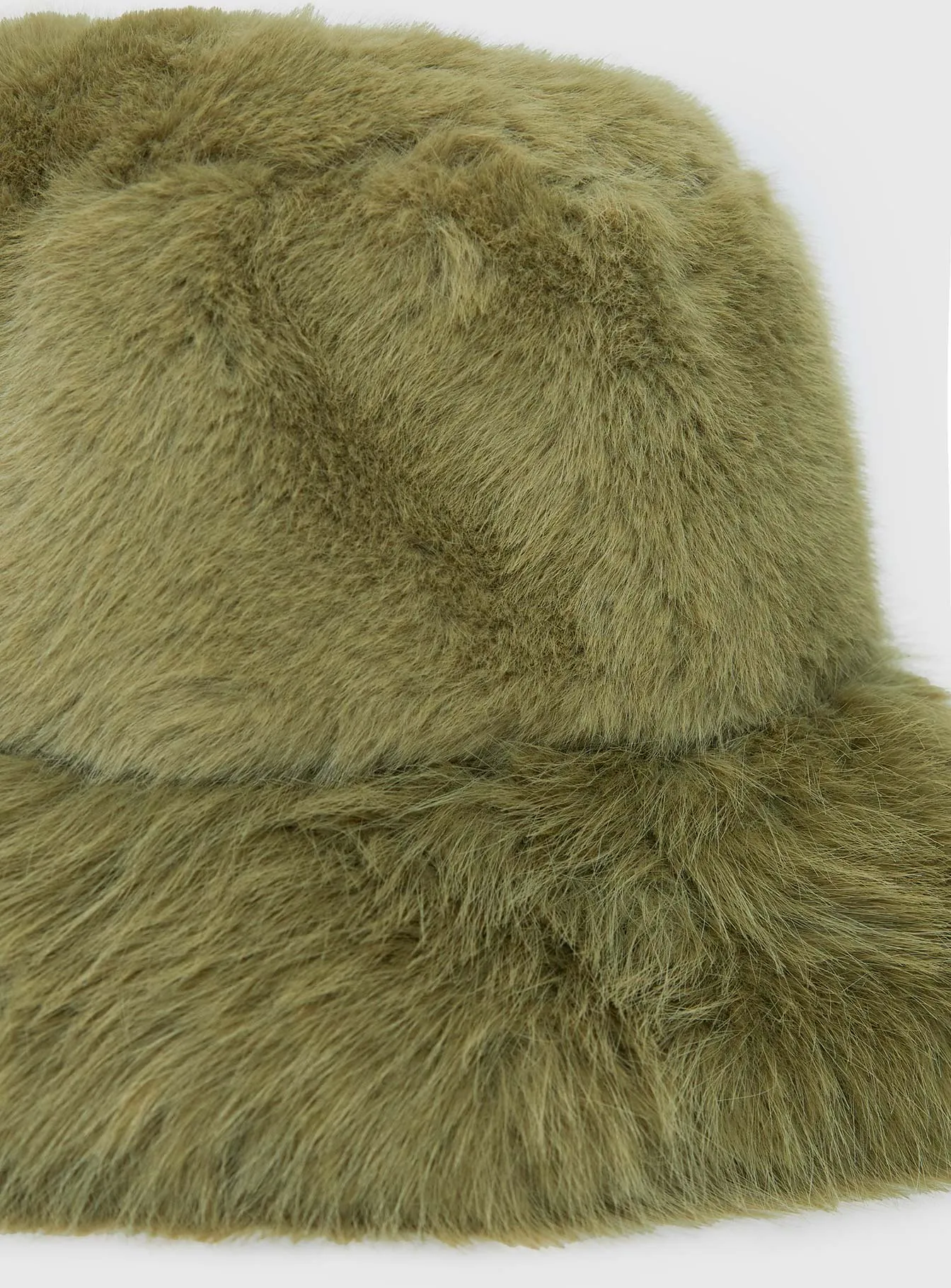 Avaah Fluffy Hat Green sold by Princess Polly product image thumbnail 3