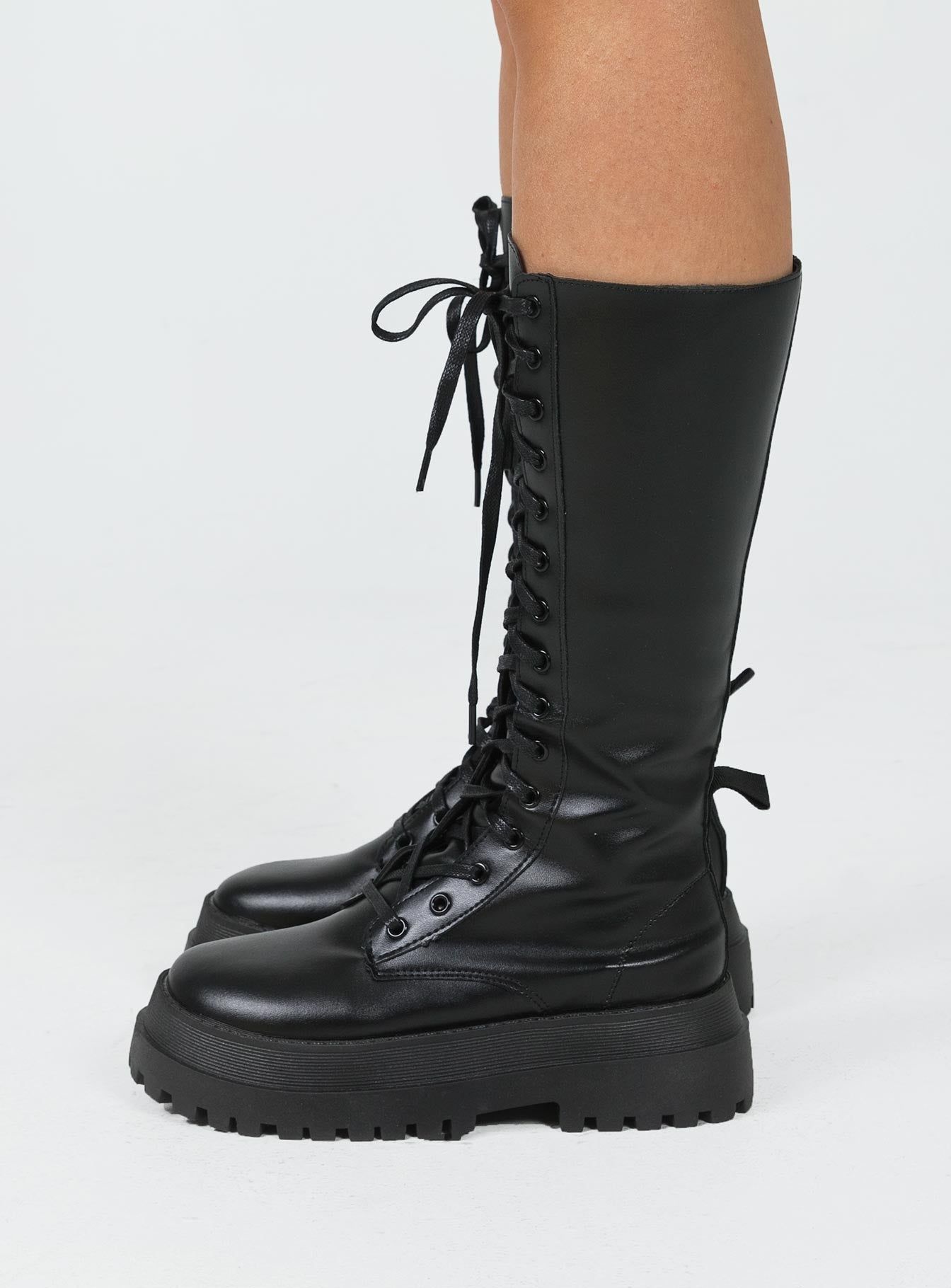 Rothwell Combat Boots Black sold by Princess Polly product image thumbnail 3