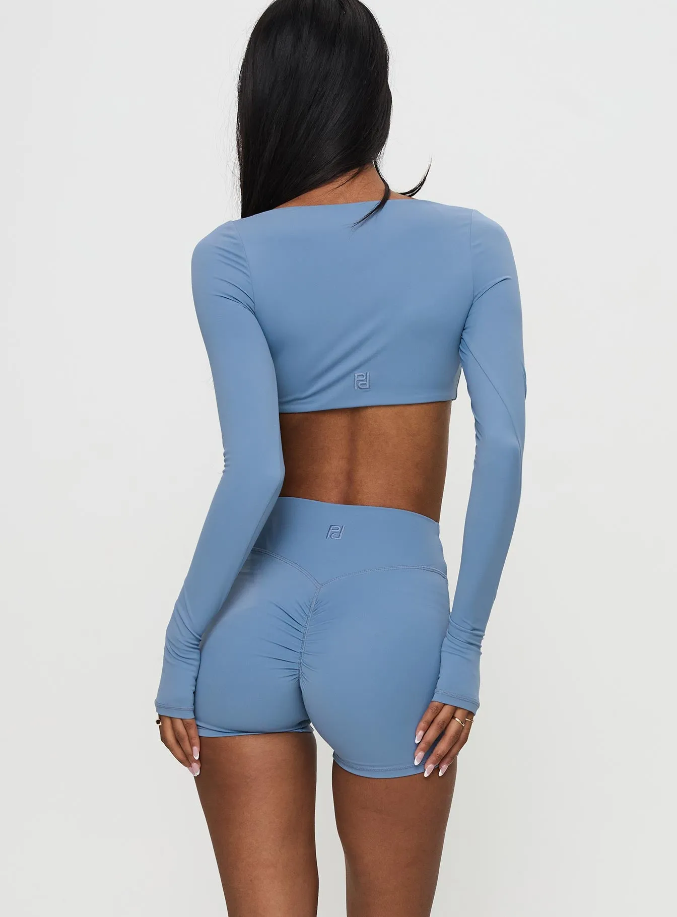 Touchdown Active Contour Short Blue sold by Princess Polly product image thumbnail 5