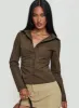 Held My Hand Long Sleeve Top Brown Stripe sold by Princess Polly